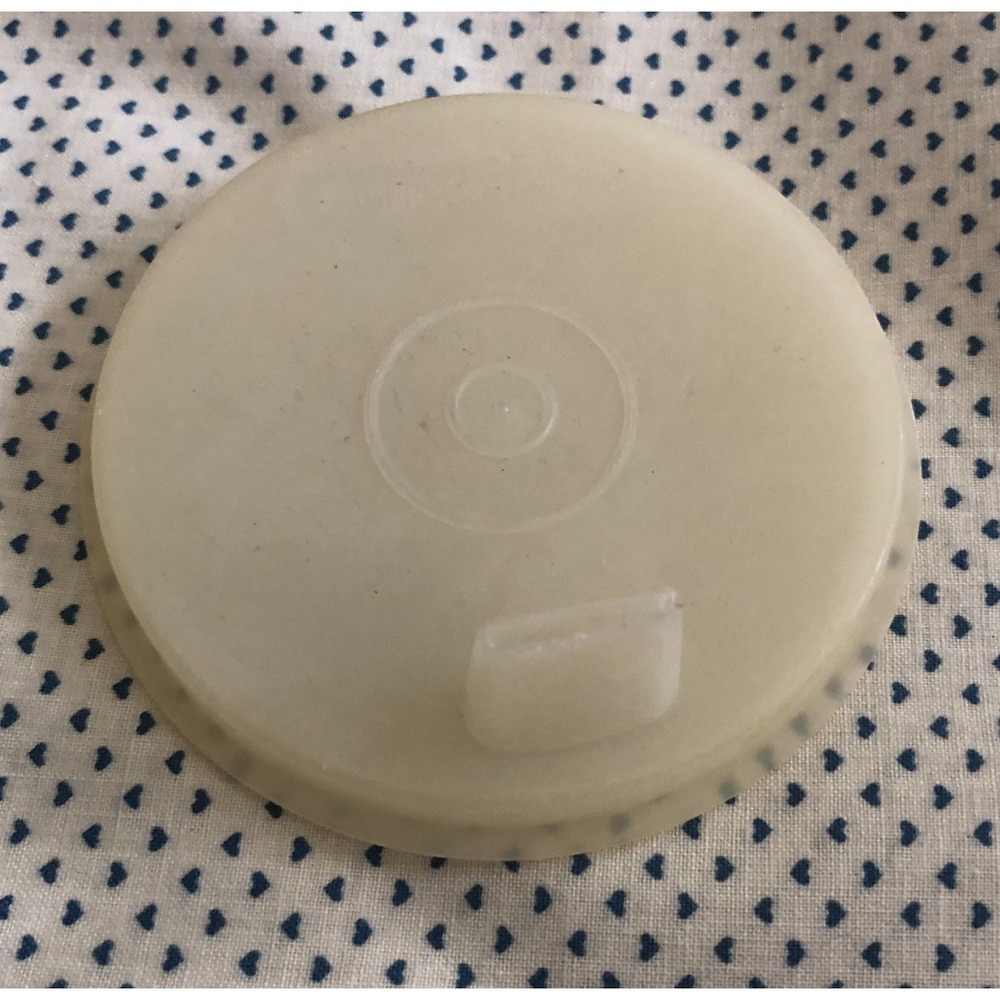 Tupperware Sipper Sippy Cup Flat G Bell Tumbler Lid #1552~Sheer Vintage